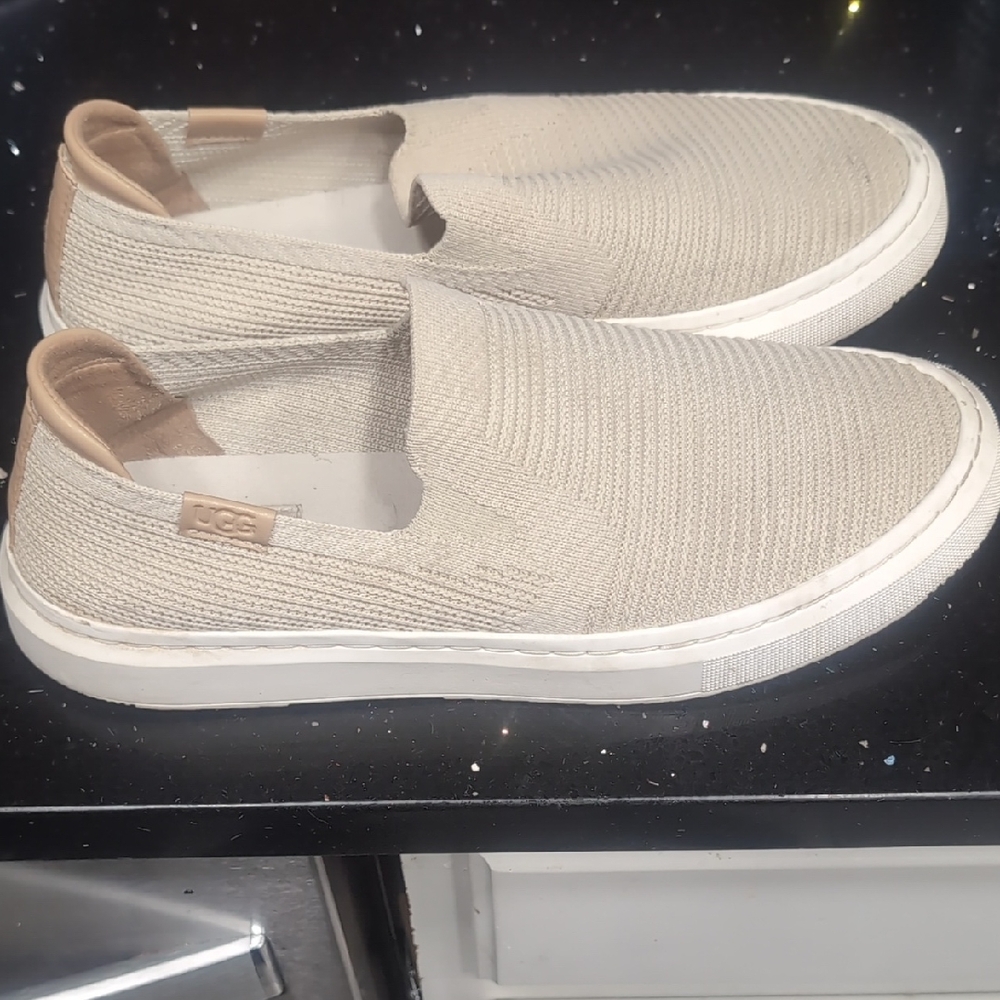 UGG Beige Slip-On Sneakers